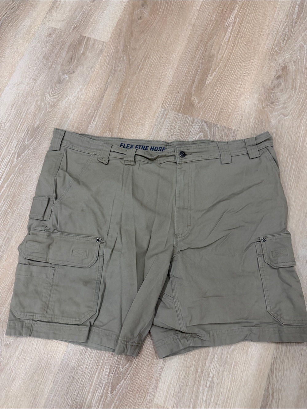 Duluth Trading Co Flex Fire Hose Tan Men's Cargo Shorts